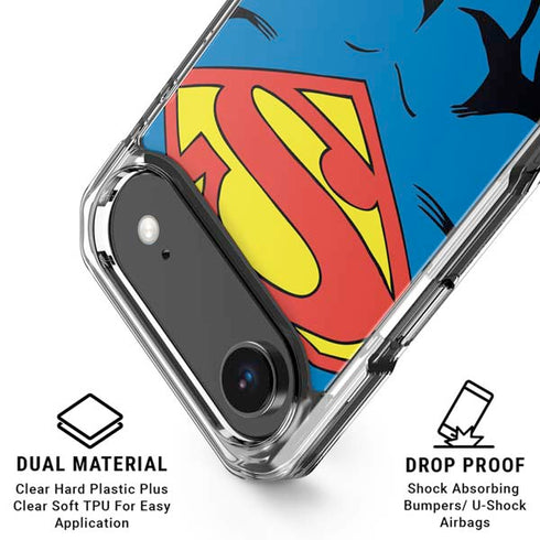 DC Comics Superman Vintage Chest iPhone 17 Air Clear Case