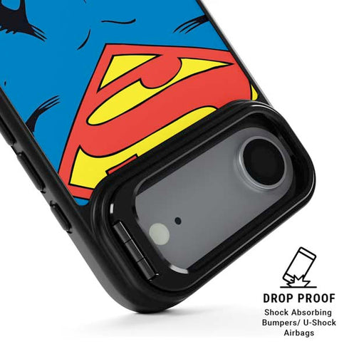 DC Comics Superman Vintage Chest iPhone 17 Air Kickstand Case