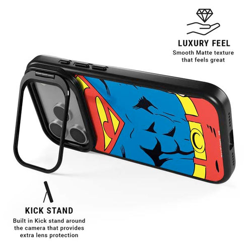 DC Comics Superman Vintage Chest iPhone 17 Pro Kickstand Case