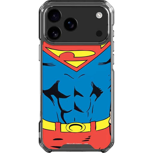 DC Comics Superman Vintage Chest iPhone 17 Pro Max Clear Case