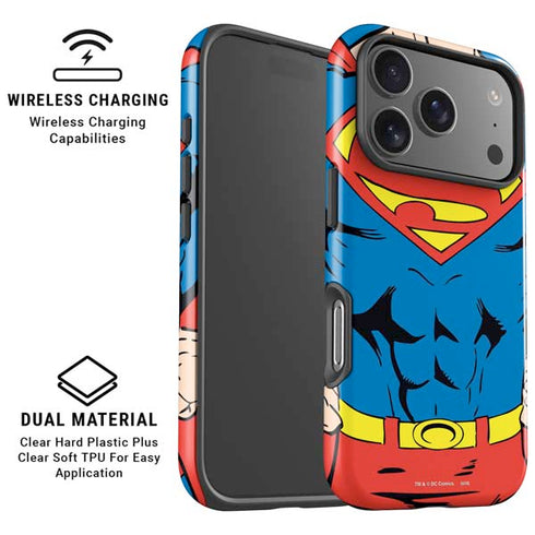 DC Comics Superman Vintage Chest iPhone 17 Pro Max Magsafe Impact Case