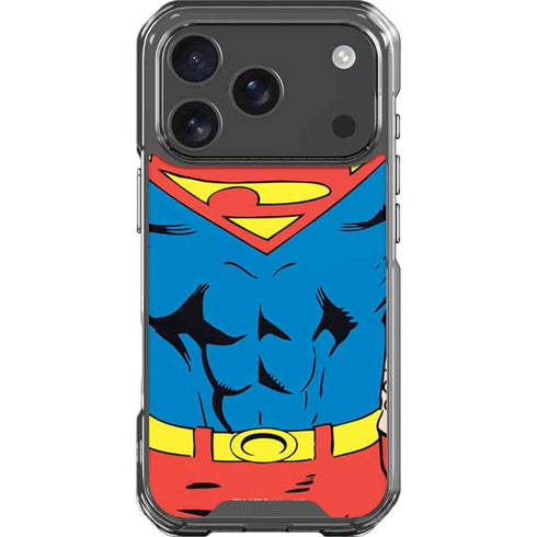 DC Comics Superman Vintage Chest iPhone 18 Pro Clear Case