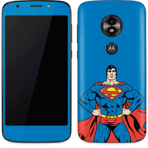 DC Comics Superman Vintage Chest Moto E5 Play Skin