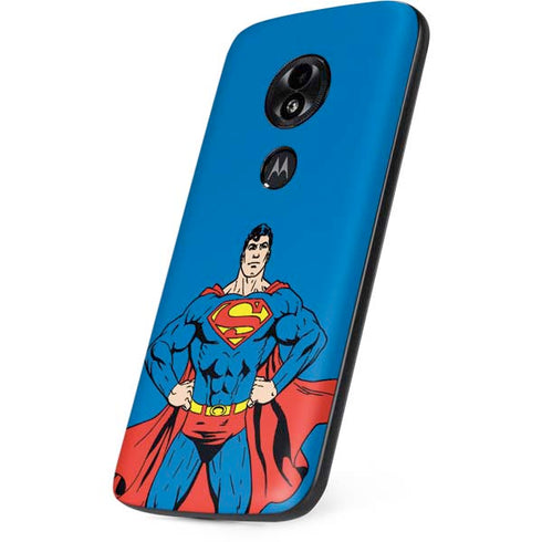 DC Comics Superman Vintage Chest Moto E5 Play Skin