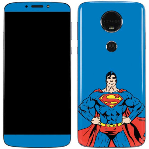 DC Comics Superman Vintage Chest Moto E5 Plus Skin