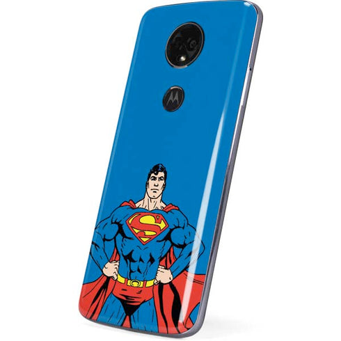 DC Comics Superman Vintage Chest Moto E5 Plus Skin