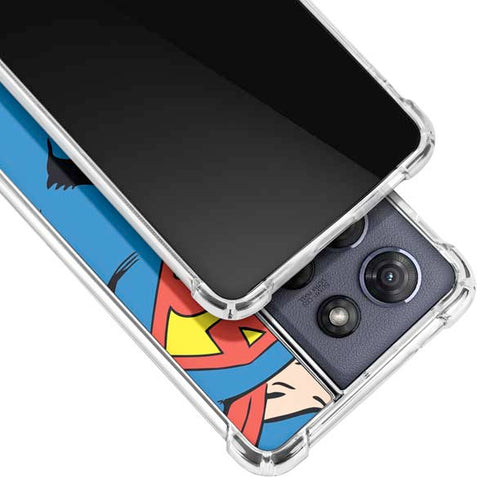 DC Comics Superman Vintage Chest Moto G Play 5G (2025) Clear Case