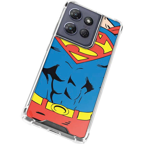DC Comics Superman Vintage Chest Moto G Stylus 5G (2025) Clear Case