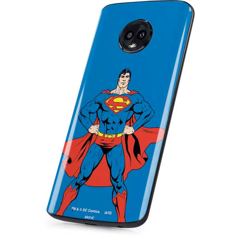 DC Comics Superman Vintage Chest Moto G6 Skin