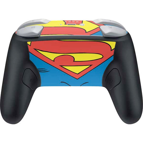 DC Comics Superman Vintage Chest Nintendo Switch 2 (2025) Pro Controller Skin