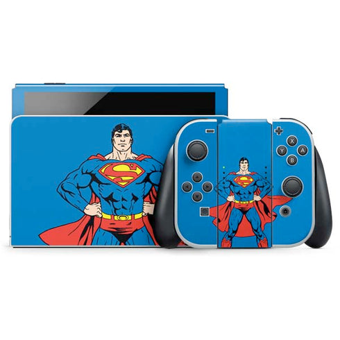 DC Comics Superman Vintage Chest Nintendo Skins