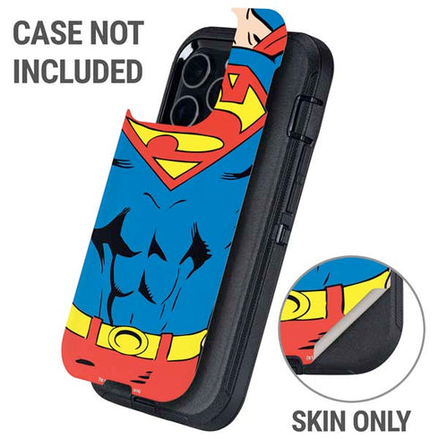 DC Comics Superman Vintage Chest Otterbox Defender iPhone Skin