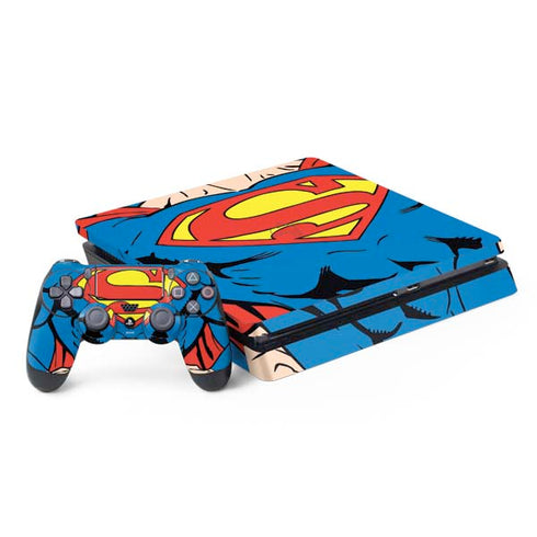 DC Comics Superman Vintage Chest PlayStation PS4 Skins