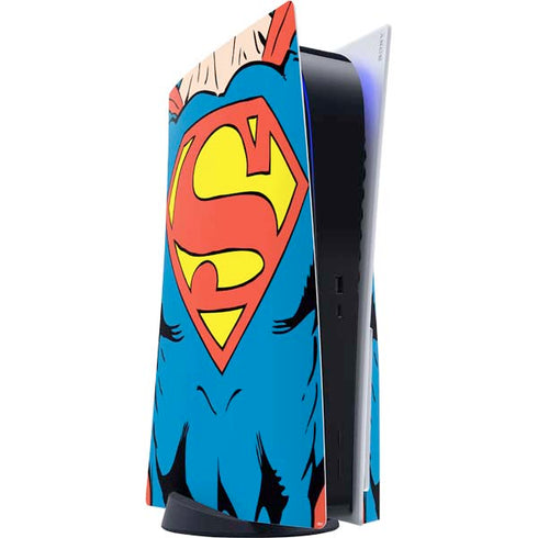 DC Comics Superman Vintage Chest PlayStation PS5 Skins