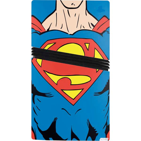 DC Comics Superman Vintage Chest PS5 Pro Console Skin