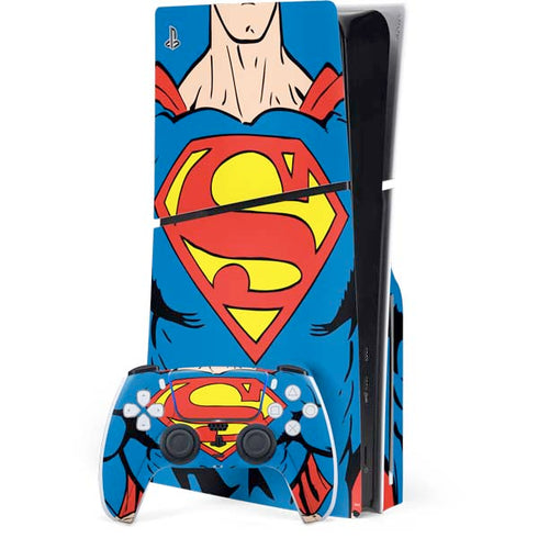 DC Comics Superman Vintage Chest PlayStation PS5 Skins