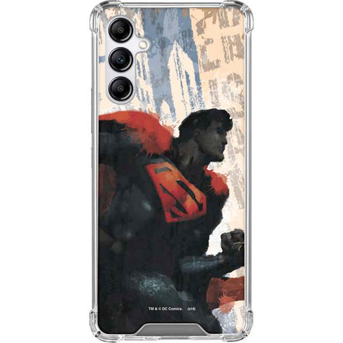 DC Comics Superman Color Sketch Gabb Phone 4 Clear Case