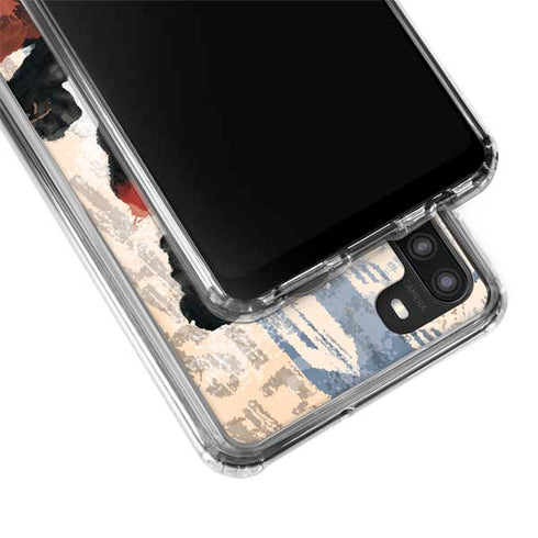 DC Comics Superman Color Sketch Galaxy A21 Clear Case