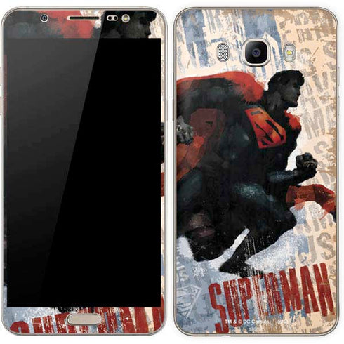 DC Comics Superman Color Sketch Galaxy J7 Skin