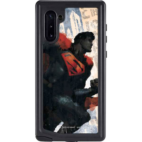 DC Comics Superman Color Sketch Galaxy Note 10 Waterproof Case