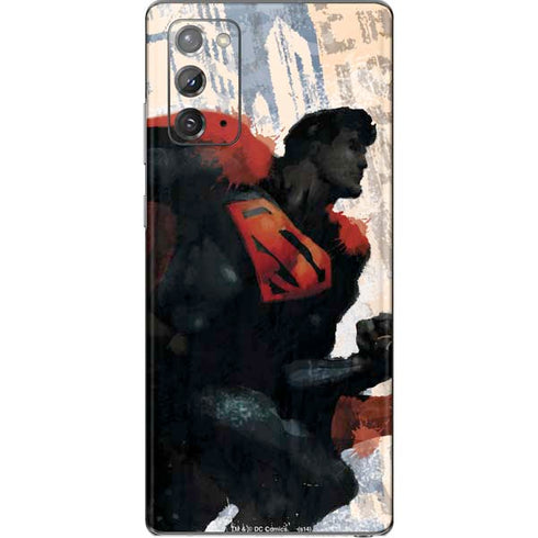 DC Comics Superman Color Sketch Galaxy Note20 5G Skin