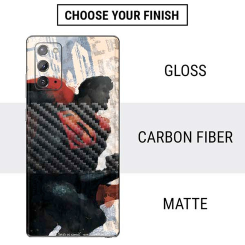 DC Comics Superman Color Sketch Galaxy Note20 5G Skin