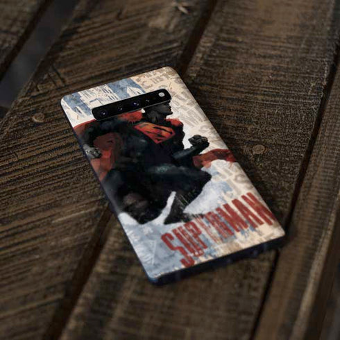 DC Comics Superman Color Sketch Galaxy S10 Plus Skin