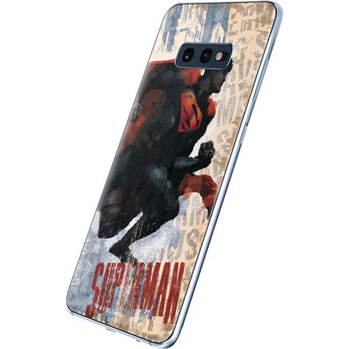 DC Comics Superman Color Sketch Galaxy S10e Skin