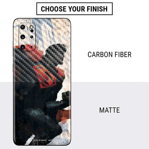 DC Comics Superman Color Sketch Galaxy S20 Plus Skin