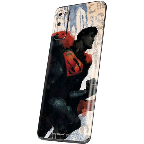 DC Comics Superman Color Sketch Galaxy S20 Skin