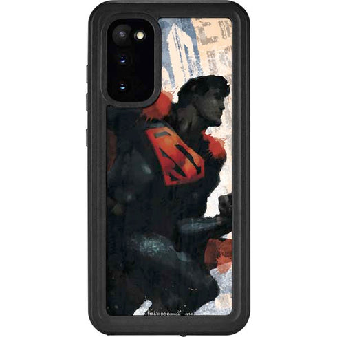 DC Comics Superman Color Sketch Galaxy S20 Waterproof Case
