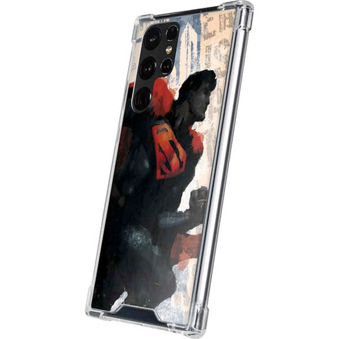 DC Comics Superman Color Sketch Galaxy S23 Ultra Clear Case