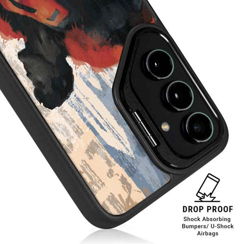 DC Comics Superman Color Sketch Galaxy S25 Kickstand Case