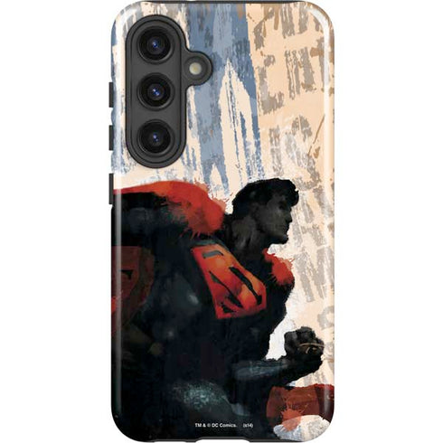 DC Comics Superman Color Sketch Galaxy S25 Plus Impact Case