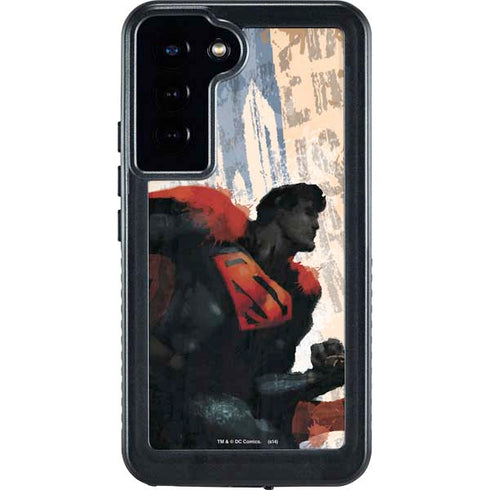 DC Comics Superman Color Sketch Galaxy S24 Plus Waterproof Case