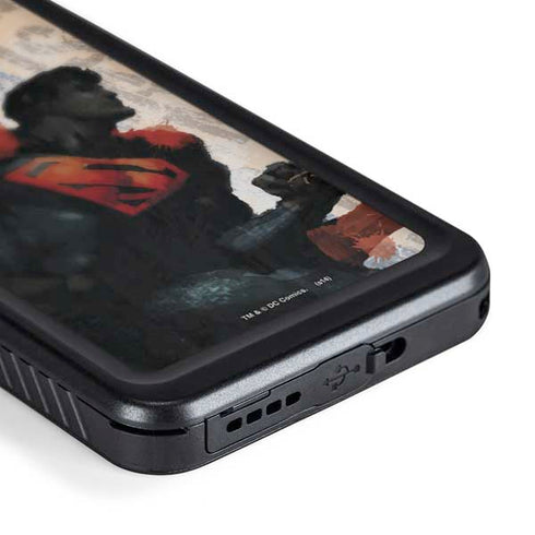 DC Comics Superman Color Sketch Galaxy S24 Plus Waterproof Case