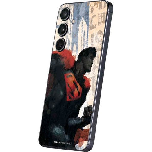 DC Comics Superman Color Sketch Galaxy S25 Skin