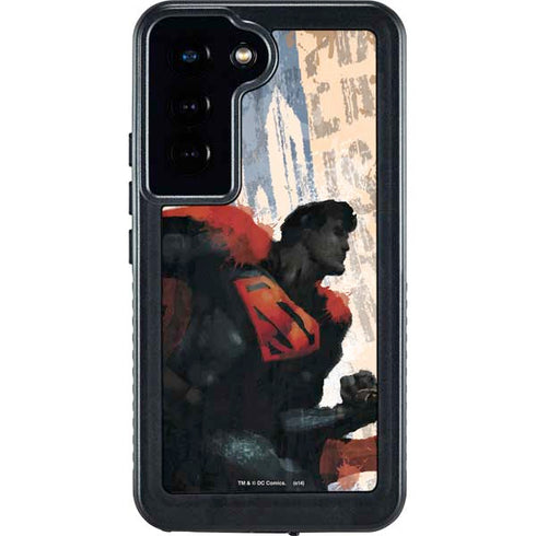 DC Comics Superman Color Sketch Galaxy S24 Waterproof Case