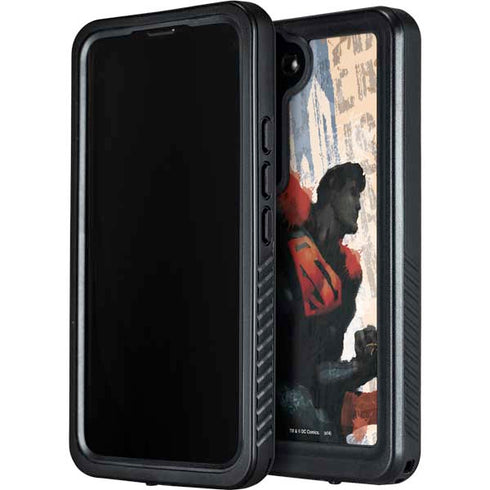 DC Comics Superman Color Sketch Galaxy S24 Waterproof Case