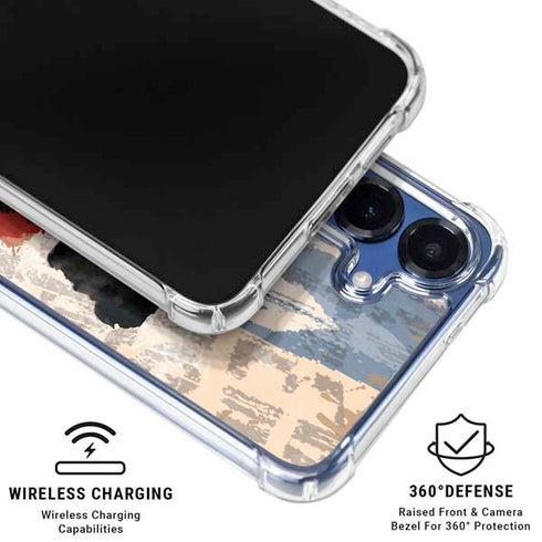 DC Comics Superman Color Sketch Galaxy S25 Plus Clear Case