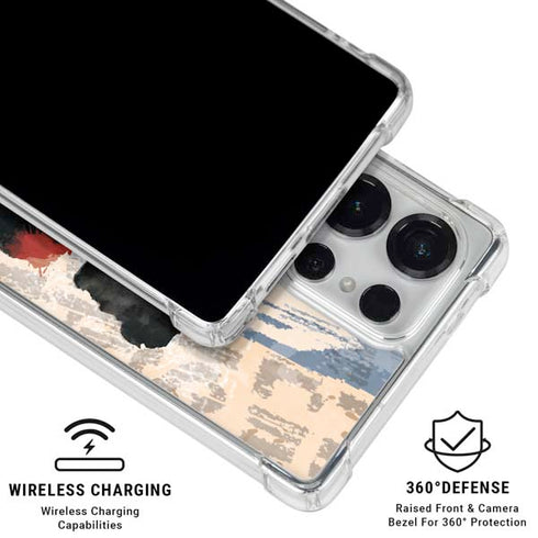 DC Comics Superman Color Sketch Galaxy S25 Ultra Clear Case