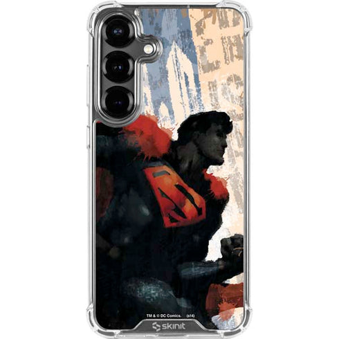 DC Comics Superman Color Sketch Galaxy S26 Plus Clear Case