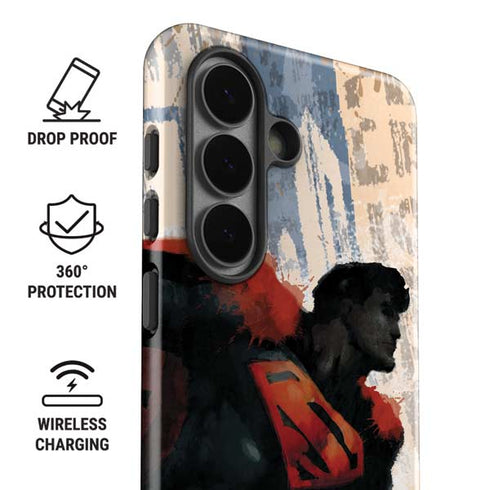 DC Comics Superman Color Sketch Galaxy S26 Plus Impact Case
