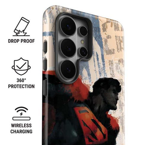 DC Comics Superman Color Sketch Galaxy S26 Ultra Impact Case