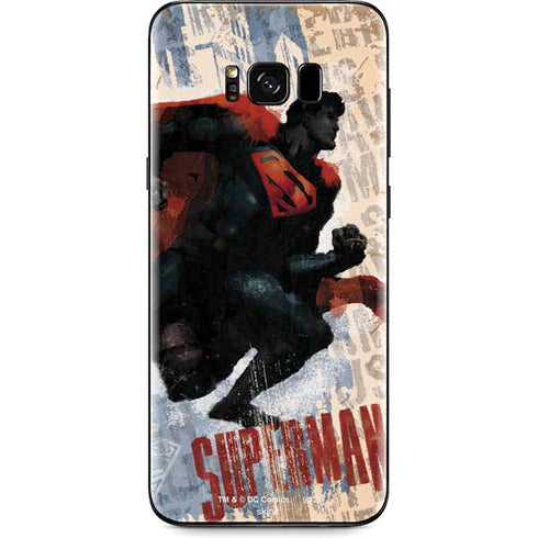 DC Comics Superman Color Sketch Galaxy S8 Skin