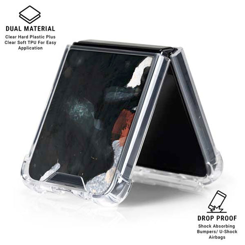 DC Comics Superman Color Sketch Galaxy Z Flip6 Clear Case