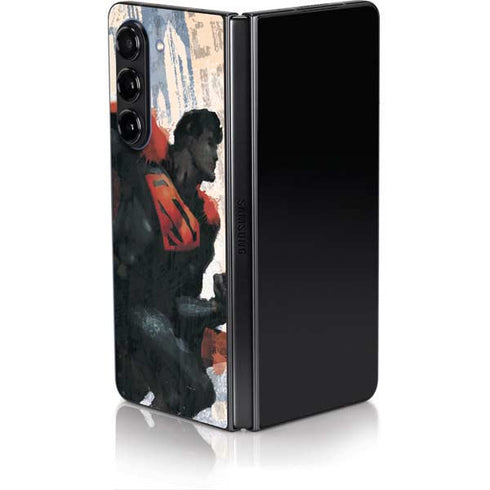 DC Comics Superman Color Sketch Galaxy Z Fold5 5G Skin