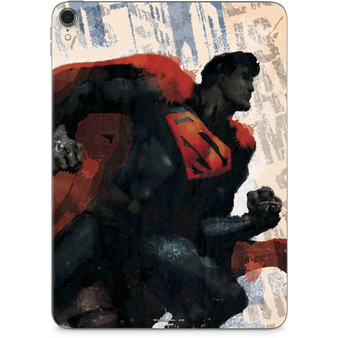 DC Comics Superman Color Sketch Apple iPad Pro Skin