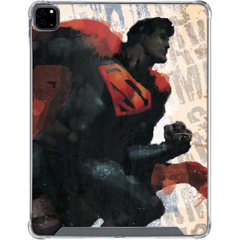 DC Comics Superman Color Sketch iPad Pro 12.9in (2020) Clear Case