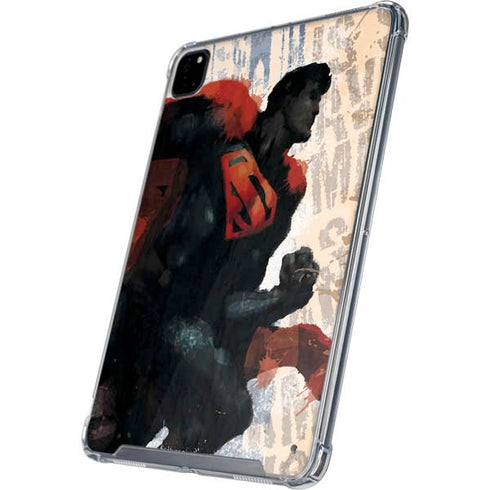 DC Comics Superman Color Sketch iPad Pro 12.9in (2020) Clear Case